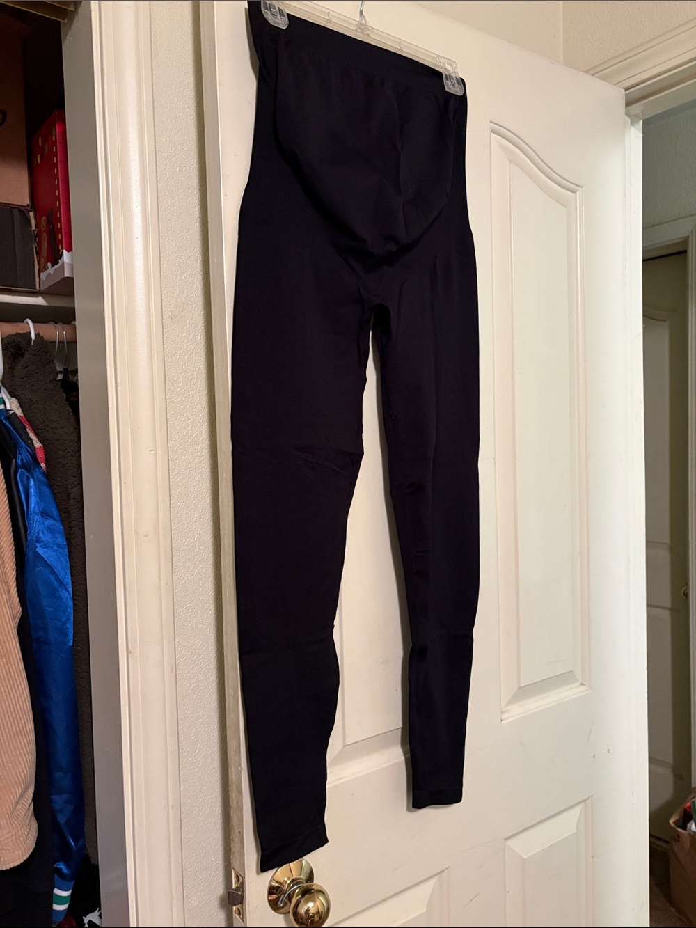 Black Maternity Leggings - Comfortable Supportive Fit